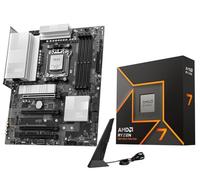 Micro Center AMD Ryzen 7 9700X CPU Processor with MSI PRO B850-P WiFi Motherboard (ATX, AM5, DDR5, PCIe 5.0, M.2 Gen5, Wi-Fi 7, 5G LAN)
