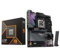 Micro Center AMD Ryzen 9 9900X CPU Processor with GIGABYTE X870E AORUS Master Motherboard (ATX, DDR5, 4X M.2, PCIe 5.0, USB4, WIFI7)