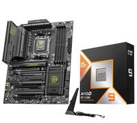 Micro Center AMD Ryzen 9 9950X3D CPU Processor with MSI MAG X870E Tomahawk WiFi ATX Motherboard (DDR5, PCIe 5.0, M.2 Gen5, Wi-Fi 7, 5G LAN)