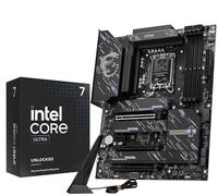 Micro Center Combo Intel Core Ultra 7 265KF+ msi Z890 Gaming Plus WiFi mobo | CPU Motherboard Combo DDR5, Processor with 20 cores up to 5.5 GHz, 36MB Cache, lga1851 ATX, Wi-Fi 7 and 5G LAN, USB 20Gbps