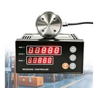 Micro-column Load Cell 1kg-2000kg with Display Indicator, Dual Relay Alarm for Weighing and Force Measurement, Peak Hold Function