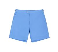 Micro Compact Poplin Swimshorts - male - Tom Ford - Beachwear - Blue - L - Swimwear L