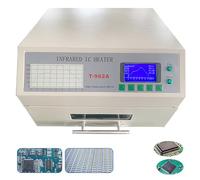 Micro-Computer Control Reflow Oven, Intelligent Temperature Curve Controls (0-280℃), PCB Reflow Soldering/SMD Rework Station, Welding Area 300 x 320 mm
