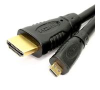kenable Micro D HDMI v1.4 High Speed Cable to HDMI for Tablets & Cameras 5m
