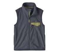 Micro D Snap-T Sleeveless Fleece Jacket Recycled Fibers Dark Blue 12 years
