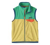 Micro D Snap-T Sleeveless Fleece Jacket Recycled Fibers Turquoise 5/6 years