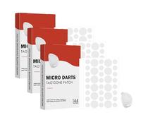 Micro Darts Tag Gone Patch, Micro Dart Skin Tags Patch, Natural Nano Pimple Plasters, Spot Stickers for Face and Skin, Anti-Acne Plasters for Covering Pimples and Blemishes (3)