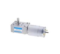 Micro DC gear motor 5840-555 worm gear and worm 12V - 24V high-torque adjustable low-speed motor(Motor x bracket,80RPM_1)