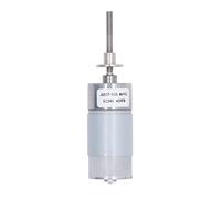 Micro DC Gear Motor, Self Locking Geared Motor, High Torque Output, Reversible CW CCW Rotation with Flange Bracket, for Smart Home Devices, 24V Aluminum Shell (45RPM)