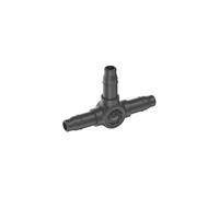 Micro-Drip-System T-Piece 4.6 mm (3/16 inch): For branch connection of supply pipes and irrigation lines, kink-free installation, Easy & Flexible