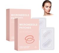 Micro Eye Patches, 2026 New Under Eye Patches for Puffy Eyes and Dark Circles, Smile Line Patches for Wrinkles, 4 Pairs Under Eye Masks for Skin Care (2box)