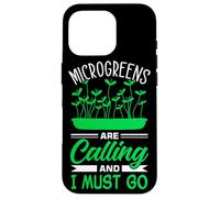Micro Farming Design for Microgreen Farmer Case for iPhone 16 Pro
