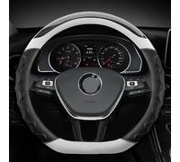 Micro Fiber Leathe D Shape Car Steering Wheel Cover For Santana 2016-2021 Auto Accesorioss(Bianco)