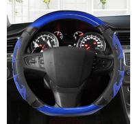 Micro Fiber Leathe D Shape Car Steering Wheel Cover For Traveller 2016-2019 Auto Accessories(Blu)