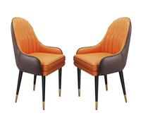 Micro Fiber Leather Kitchen Dining Chairs Set Of 2 Modern Simplicity Bedroom Marriage Room Balcony Sofa Chair Dressing Table Makeup Chair