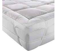 MICRO FIBER MATTRESS TOPPER 2INCH THICK, SUPER SOFT, HEAVY FILL BOX STITCHED, ANTI ALLERGENIC WITH ELASTIC CORNER STRAPS (King)