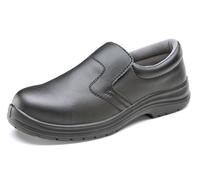 Beeswift Micro-Fibre Steel Toe S2 Slip-On Shoe Black 9 - CF83309