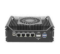 Micro Firewall Appliance /Desktop Computer 8145U ,Mini PC with 4 i226-V 2.5Gbe LAN Ports ,DDR4 1*M.2 Support AES-NI Barebone Router PC VPN/HDMI+DP+Type-C/2 SATA3.0/WiFi/5G/SIM card slot,NO RAM NO SSD