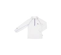 Micro fleece half zip sweatshirt for girls Peak Mountain Fafine Blanc 5 ans