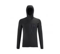 Micro fleece Millet Trilogy Lightgrid Hoodie (black) Man