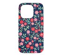 Micro Floral Garden Pattern Flowers Floral Case for iPhone 15 Pro