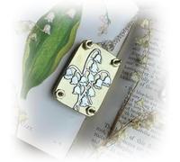 Micro Flower Press,Miniature Flower Press Kit, Plants Art & Crafts Metal Flowers Pressing, DIY Pressed Plant Preservation Kit for Arts and Crafts Lovers (Lily)