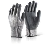 Beeswift Microfoam Nitrile Cut 5 Gloves Black L KS5L