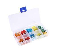 Micro for Cars,terisass 50 Pcs Car Assorted Standard & 5a 10a 15a 20a 30a Set Universal with Alligator Clip Assortment Kit for Auto Truck Boat Suv Rv