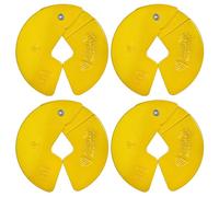 Micro Gainz 1.25LB Dumbbell Fractional Weight Plates, 4-Piece, Yellow