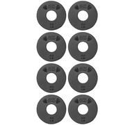 Micro Gainz 1-Inch Center Hole Standard Fractional Weights Plates Set, 8 Piece Dumbbell & Barbell Set of .50LB Plates for Strength Training and Weight Lifting, Made In USA