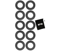 Micro Gainz Calibrated Fractional Weight Plate Set of .25LB-.50LB-.75LB-1LB-1.25LB Plates(10 Plate Set) w/Bag-Designed For Olympic Barbells, Strength Training & Micro Loading, Made in USA