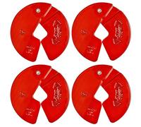 Micro Gainz Dumbbells Fractional 1.5 lb Weight Plates Perfect for Micro Loading (Choose Color) 4 Piece Fractional Weight Plates Designed for Dumbbell Training Made in USA (Red)