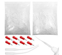 Micro Glue Tips,400 Pcs Precision Glue Applicators, Glues Extender Micro-Tips, Plastic Glues Dispenser Tips for DIY Arts and Crafts Lab Dispensing Adhesive Dispenser (Length: 3.15 inch,3.27 inch)