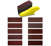 Micro Grinder for Small Projects, Finger Sander for Crafts with 100 Pieces 90 x 30 mm Assorted Sandpaper of 60-2000 Grit for DIY Crafts, Polishing and Sanding
