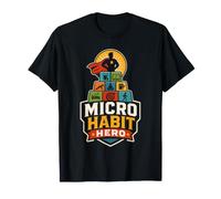 Micro Habit Hero Daily Wellness Routine Society Studio T-Shirt