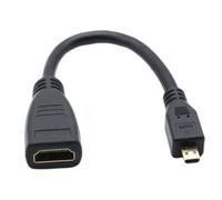 Micro HDMI Public to HDMI Mother Data Transmission Line,4K 60Hz Micro HDMI to HDMI female adapter cable for Raspberry Pi 5/Pi 4