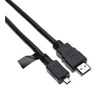 Micro HDMI to HDMI Cable Compatible with Panasonic Lumix DMC- HC GH4 FZ1000 FZ300 FZ330 GF7 GF7K GH4A GH4H TZ61 TZ70 TZ71 TZ80 TZ81 TZ100 TZ101 TZ37 TZ40, Canon PowerShot G7 X, G9 X, IXUS 285 HS 1m