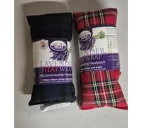 Micro Heat Lavender Heat Wrap, Microwaveable Heatpack for Aches and Pain Relief, UK Treated Wheat Grains with Dried Lavender Flowers (Green Tartan)