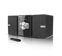 Micro Hifi Compact Component 30W RMS CD Player, FM Radio,Bluetooth Compatible,USB,AUX in,Remote Control,Headphone Jack Compatible with High Definition Sound Source