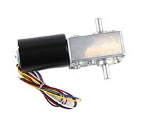 Micro High-Torque Brushless DC Worm Gear Motor 12V/24V Right Angle Reducer Compact Engine RC Sliding Gates A5840-3650(Motor controller,80R-12V)