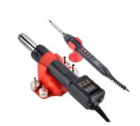 Micro Hot Air Gun C/F Temp Adjusted 750W Soldering Rework Welding Station LCD Digital Heat BGA IC Solder Tools Fast and Accurate(8208 KIT2)