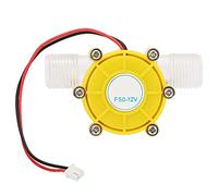 Micro-hydro Generator, 5/12/80V DC Water Turbine Generator F50 Water Flow Pump Turbine Hydroelectric Power Energy Generator, For DIY Charging Tool(F50 12V)
