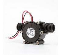 Micro Hydro Water Turbine Generator, 12V DC Stable Pump 10W Small Pipeline Hydroelectric Power Generator