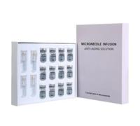 Micro Infusion Facial System, Hyaluronic Acid Microneedling Serum Set, Micro Needling Kit with Serum for Glowing Skin, Reduces Wrinkles, Rejuvenates Skin, Enhances Elasticity, Deep Hydration(4+12)