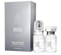 Micro Infusion System For Face, Hyaluronic Acid Microneedling Serum, Micro Infusion Anti Aging Serum with Peptides, Microneedling Roller Kit for Face At-Home Use, Wrinkle Filler, Hydrating, Firming