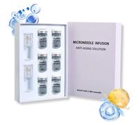 Micro Infusion System For Face, Micro Infusion Anti Aging Serum For Skin Care At Home, Microneedling Serum or Face, 0.05mm Stamp Hydrating Wrinkle Filler with Collagen Peptide & Hyaluronic Acid