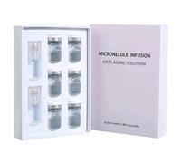 Micro Infusion System For Face, Microneedling Serum With Hyaluronic Acid & Collagen, 0.05mm Stamp Microneedling Kit For Deep Hydration & Firming, Skin Care At Home