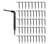 Micro Irrigation Dripper, 50pcs/100pcs Micro Dripper Sprinklers Bend Drop, Bend Arrow Sprinkler Drip for Home Garden(50pcs)
