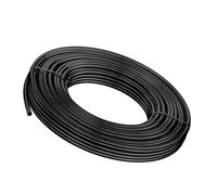 Micro Irrigation Tube, Black Drip Irrigation Line, Watering Tubing Hose Black Supply Pipe for Garden Irrigation System I.D 5mm/ O.D 8mm 8mm(1/4in) 5m(16ft)