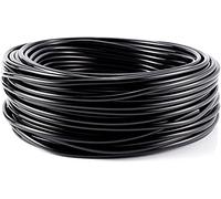 Micro Irrigation Tube,Drip Irrigation Line, 30 Meter Watering Tubing Hose, I.D 4mm/O.D 6mm Black Supply Pipe for Garden Irrigation System